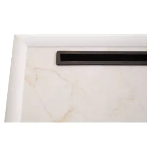 Maison by Premier Ecru Marble Lap Tray