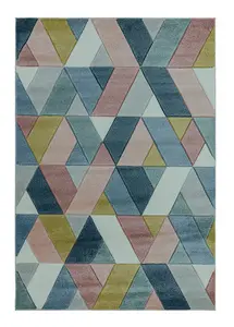 Modern Easy to Clean Geometric Rug For Living Room-120cm X 170cm