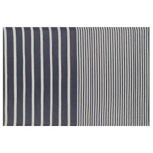 Outdoor Area Rug 120 x 180 cm Dark Blue HALDIA