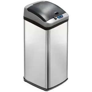 Inmotion 48L Stainless Steel Auto Sensor Kitchen Waste Dust Bin