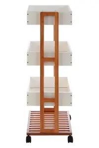 Interiors by Premier Nostra 4 Tier Storage Trolley