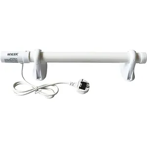 Mylek Tubular Heater 55W 510mm Low Energy Tube Built in Thermostat And Mounting Brackets Greenhouse, Garage, Caravan