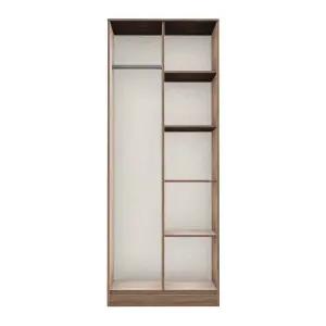 Fuji Open Wardrobe in Carini Walnut (Ready Assembled)