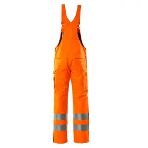 Mascot Safe Arctic Lech Winter Bib & Brace (Hi-Vis Orange)  (Large) ( 36.5)