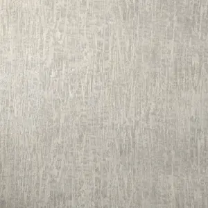 Galerie Crafted Grey/Silver Silky Metallic Plain Base Texture Design Wallpaper Roll