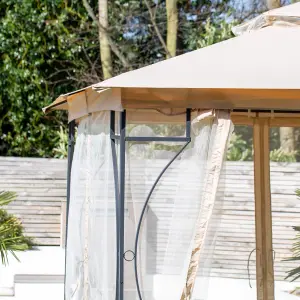 GardenKraft 3m x 3m Outdoor Patio Gazebo