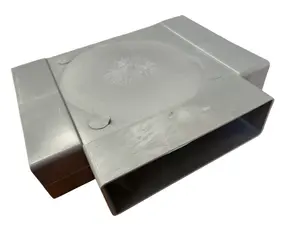 204mm x 60mm Tee Piece Rectangular Duct