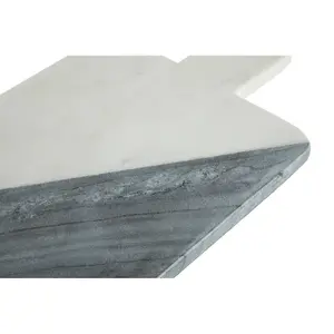 Maison by Premier White And Grey Marble Serving Board