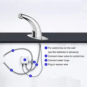 Touchless Faucet High Quality Motion Infrared Sensor Cold and Hot Water Tap