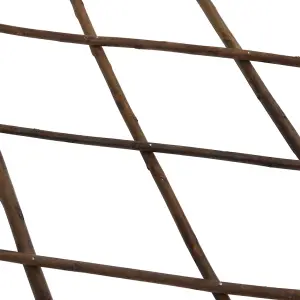 Berkfield Willow Trellis Fences 5 pcs 180x30 cm