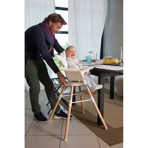 High Chair Natural/White