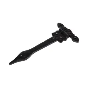 Hammer & Tongs - Ornate T-Hinge - W230mm - Black