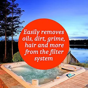 Homefront Instant Hot Tub and Pool Filter Cleaner - Quickly Removes Dirt, Grime, Oil and More 2L