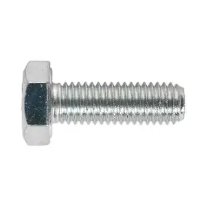 Sealey HT Setscrew M10 x 30mm 8.8 Zinc Plated DIN 933 Pack Of 25 SS1030