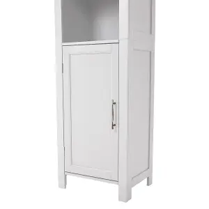 Storage Bathroom Tall Cabinet with Blind Door 161.5cm H x 40cm W x 30cm D