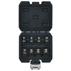 Draper Draper HI-TORQ Metric Impact Socket Set, 3/8" Sq. Dr. (8 Piece) 20203