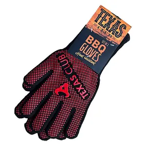 Texas Club Heat-Resistant Gloves for Grill and Kitchen - Set of 2