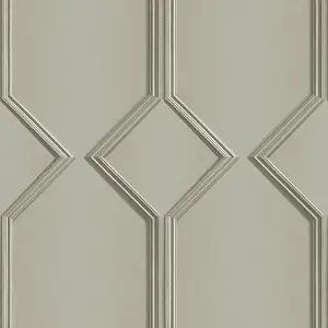 Alessia Panel Vinyl Wallpaper Beige Belgravia 218