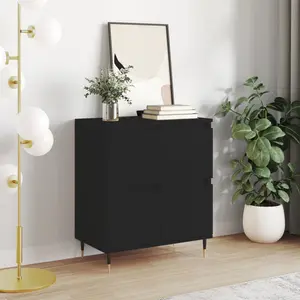 Marcele Bedside Table Black