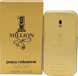 Paco Rabanne 1 Million Eau De Toilette (EDT) 50Ml Spray Online Fragrance Shop Paco Rabanne Aftershave For Men