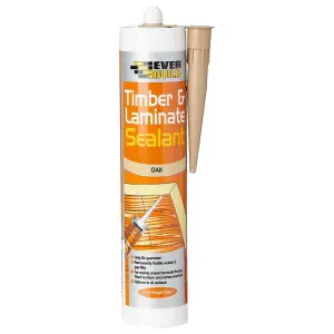 Everbuild Timber and Laminate Sealant, Oak, 300ml (Pack of 3)