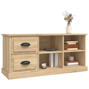 Berkfield TV Cabinet Sonoma Oak 102x35.5x47.5 cm Engineered Wood