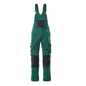 Mascot Unique Augsburg Bib & Brace - Green/Black   (34.5) (Leg Length - Long)