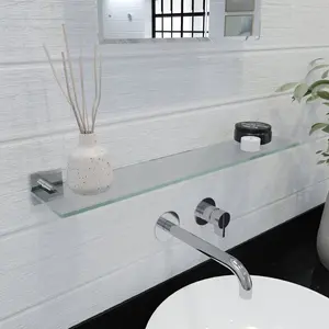 Chester Glass Shelf With Brackets