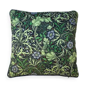 William Morris Seaweed Filled Cushion Multicoloured (40cm x 40cm)