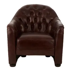 Victor Classic Armchair with Buttoned Back