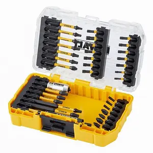 Dewalt 38 PC FLEXTORQ Screwdriver Impact Rated Bit Set Tough Case Safety Glasses