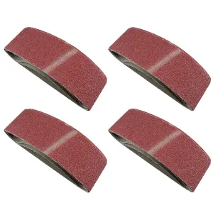 Belt Power Finger File Sander Abrasive Sanding Belts 533mm x 75mm 40 Grit 20 PK