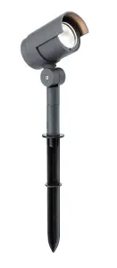 Luminosa LED 1 Light Outdoor Spike Spot Graphite IP65