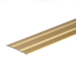 Anodised aluminium door floor bar edge trim threshold profile  930mm x 35mm a08 gold