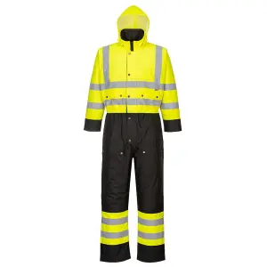 Portwest Hi-Vis Contrast Coverall - Lined