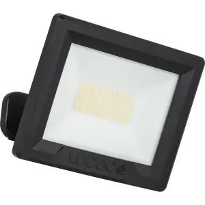 Luceco Adjustable Black LED Outdoor Flood light