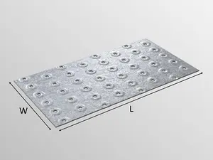 BPC Fixings 100 x 150 mm Nail Plate 50 Pack