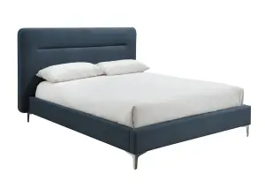 Birlea Finn King Bed Frame In Steel Blue