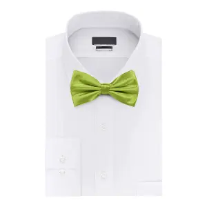 Jade Green Satin Polyester Bow Tie for Casual & Formal Wear, Wedding Party Accessory