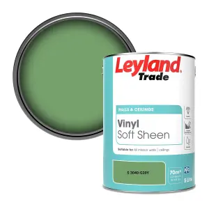 Leyland Trade Vinyl Soft Sheen Walls & Ceilings Emulsion Paint (S 3040-G20Y) - 5L