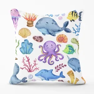 Children'S Sea Life Cushions 45cm x 45cm