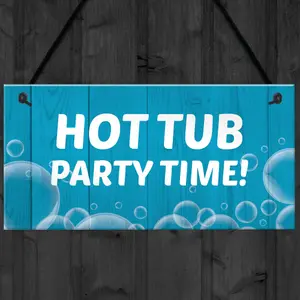 Funny Hot Tub Sign Quirky Hot Tub Accessories Garden Summerhouse Decor