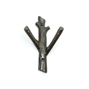 Oakcrafts - Antique Cast Iron Tree Design Coat Hook