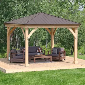 Meridian Gazebo 12ft x 12ft (3.7m x 3.7m) with Installation Service