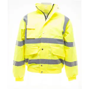 Yoko Mens Hi-Vis Bomber Jacket Quality Product