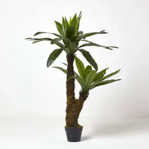 Homescapes Artificial Bird's Nest Fern in Pot, 120 cm Tall