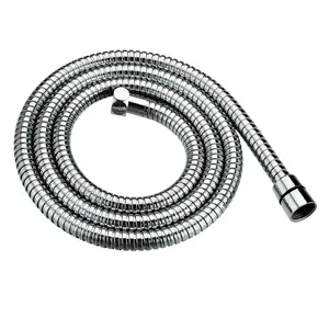 Stainless Steel Chrome 1.5m Metre Shower Bath Flexible Hose 8mm Standard Bore