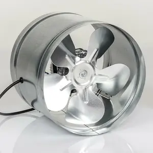 Metal Inline Extractor Fan 207mm / 8.15" Industrial Duct