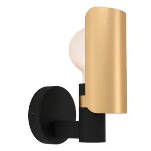 EGLO Hayes IP20 Black Steel Wall Light