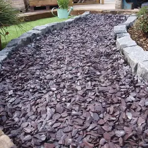 20mm Plum Slate Chippings 800kg Bulk Bag